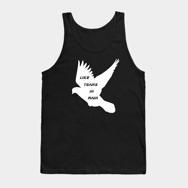 Batty's Dove - Like Tears in Rain Tank Top by TeamKeyTees